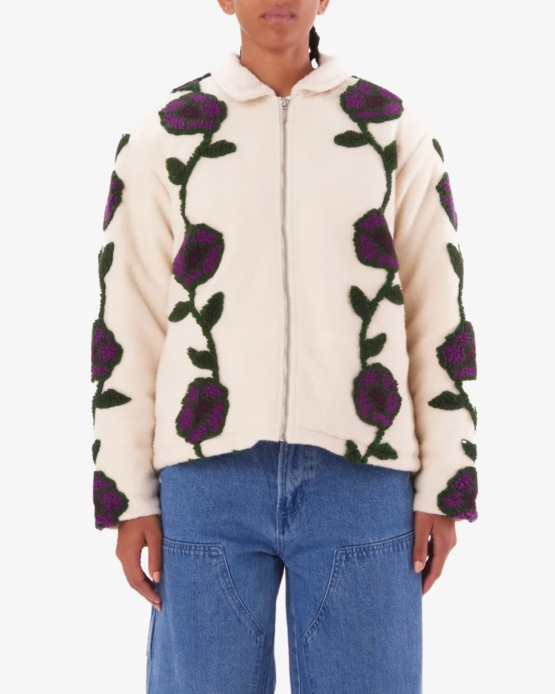 fields_jacquard_sherpa_jacket_4.webp FIELDS JACQUARD SHERPA JACKET*OBEY Clothing Fashion