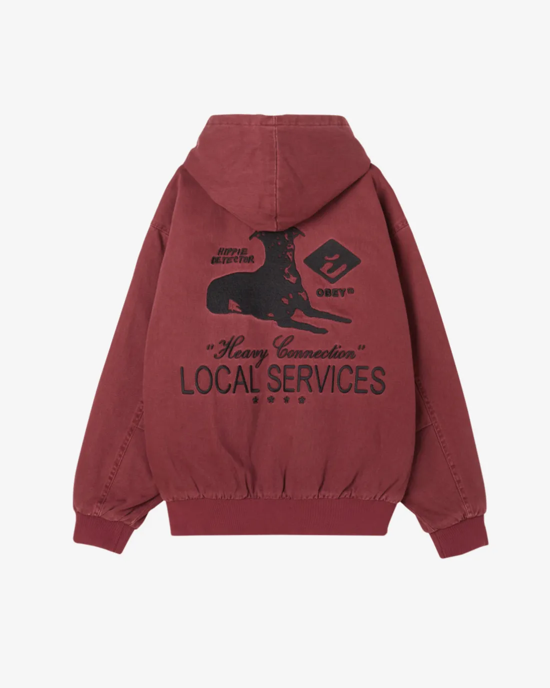 local_service_zip_up_hood_2.webp LOCAL SERVICE ZIP UP HOOD*OBEY Clothing Flash Sale