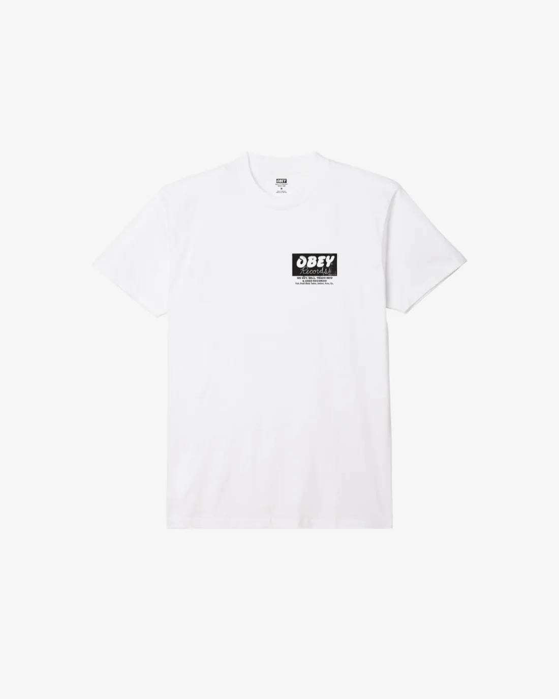 OBEY RECORDS BUY, SELL, TRADE CLASSIC T-SHIRT*OBEY Clothing Outlet