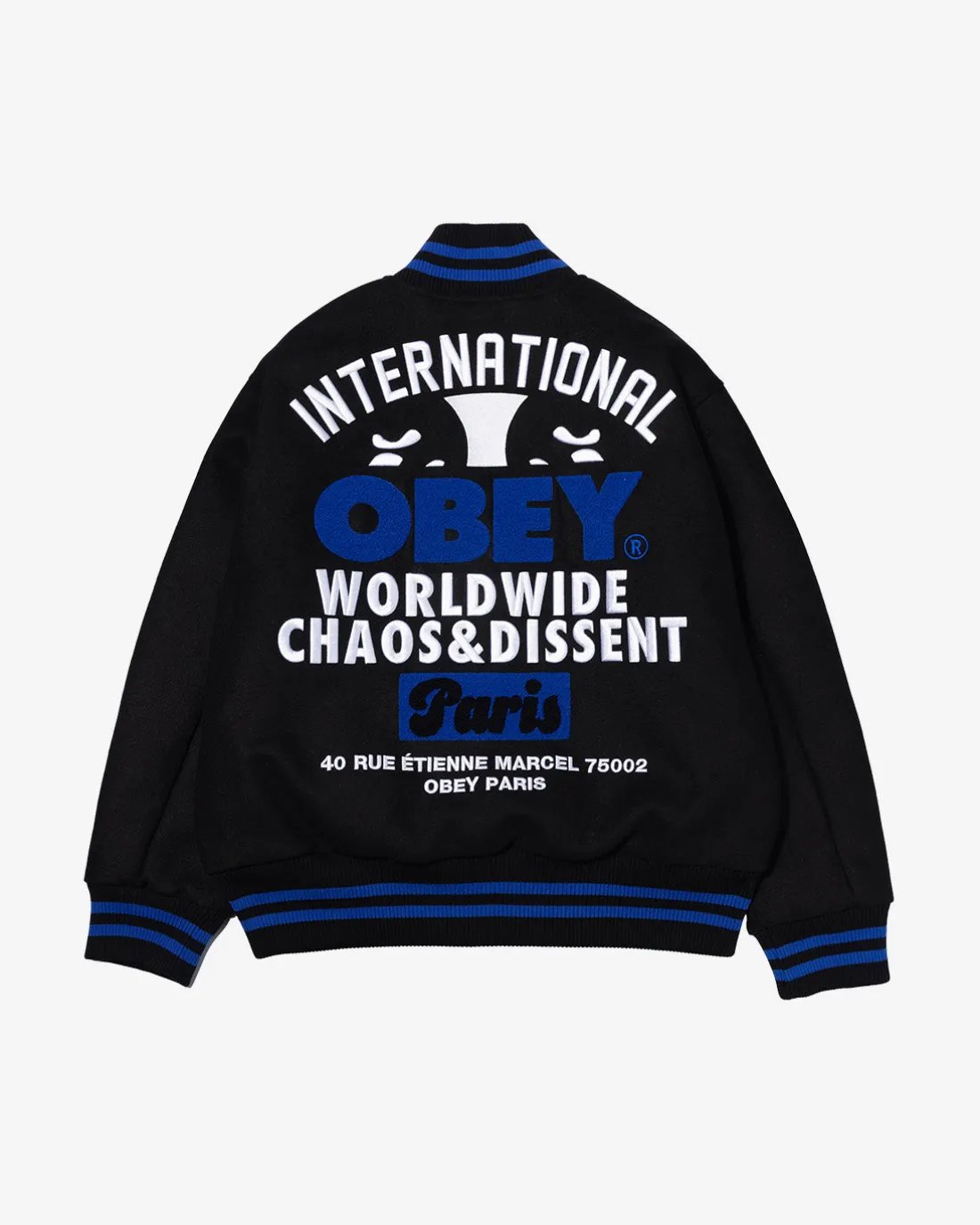 paris_international_varsity_jacket_3.webp PARIS INTERNATIONAL VARSITY JACKET*OBEY Clothing Outlet