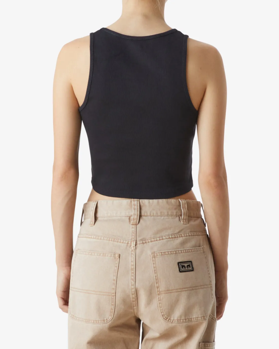 RECORDS TAG RIB TANK*OBEY Clothing Cheap