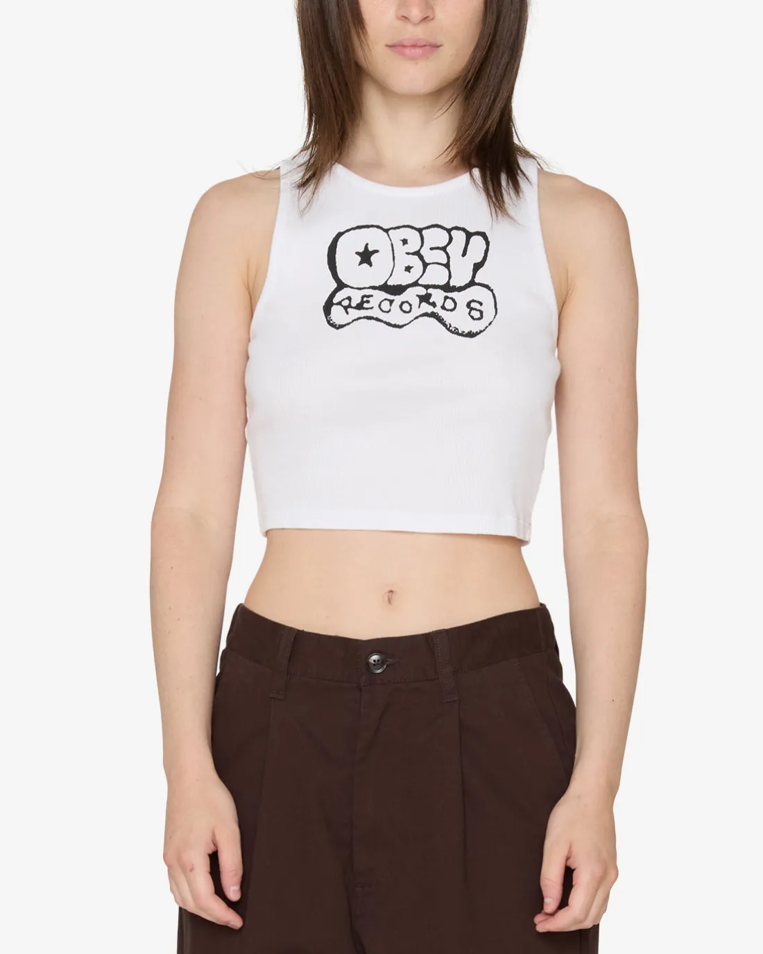 records_tag_rib_tank_2.webp RECORDS TAG RIB TANK*OBEY Clothing Cheap